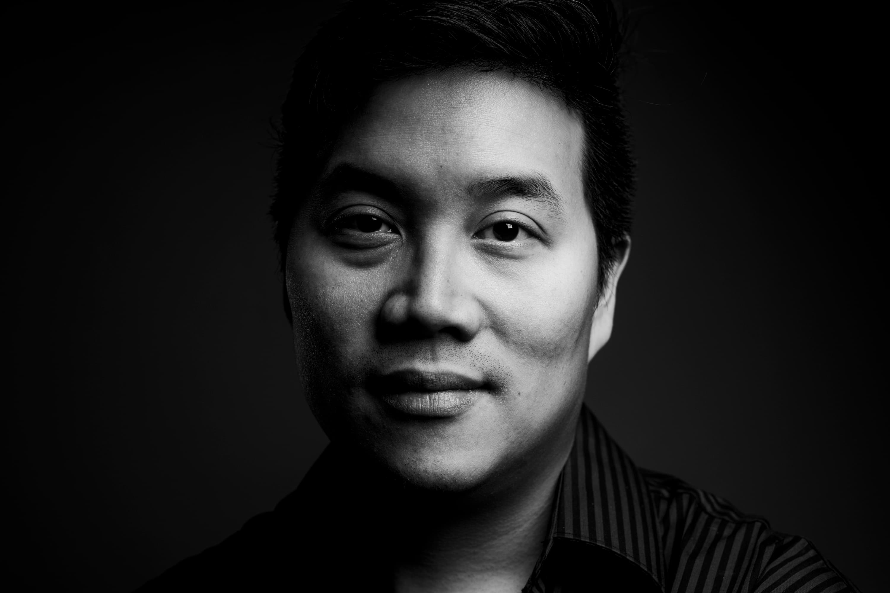 Creative portrait of Justin - musician promotional